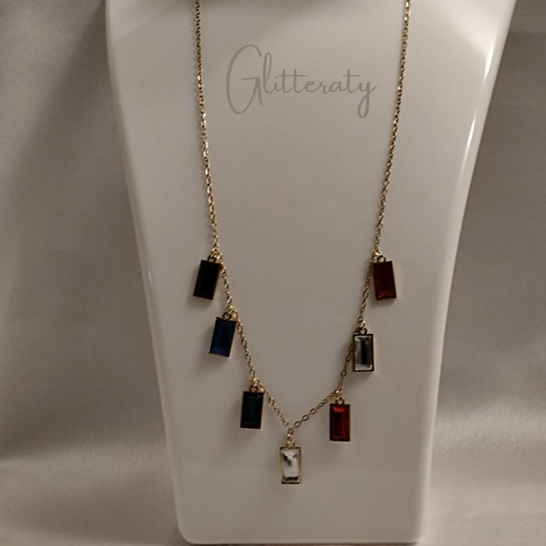 Necklace - Multi Charm - Image 3