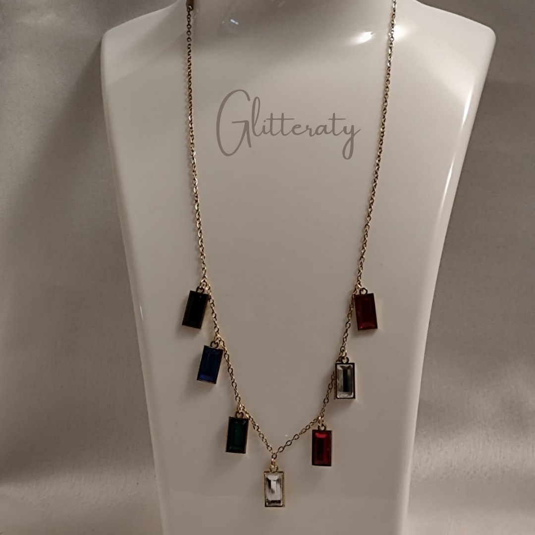 Necklace - Multi Charm - Image 4